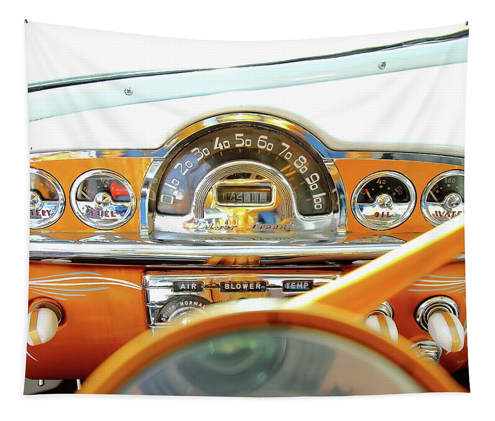 Pontiac Tapestry featuring the photograph Golden Dash by Lens Art Photography By Larry Trager