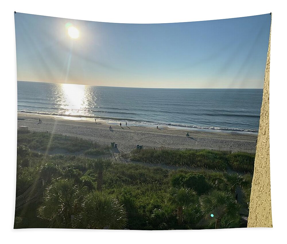 Photography Tapestry featuring the photograph Good Morning Myrtle Beach by Lisa White
