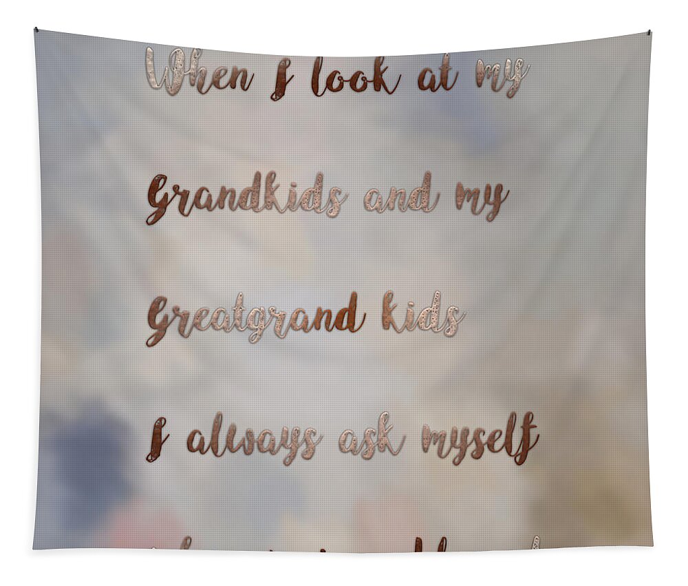 Grandkids Tapestry featuring the photograph Grandkids by Jim Hatch