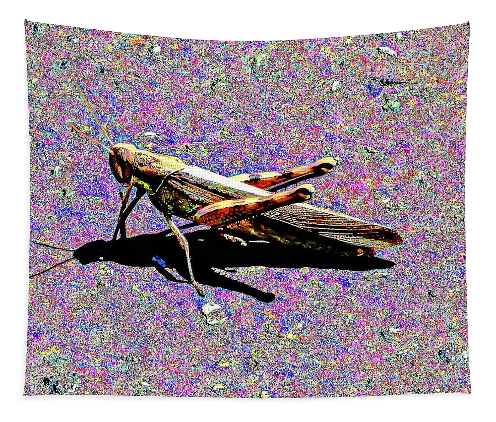 Grasshopper Tapestry featuring the photograph Grasshopper by Andrew Lawrence