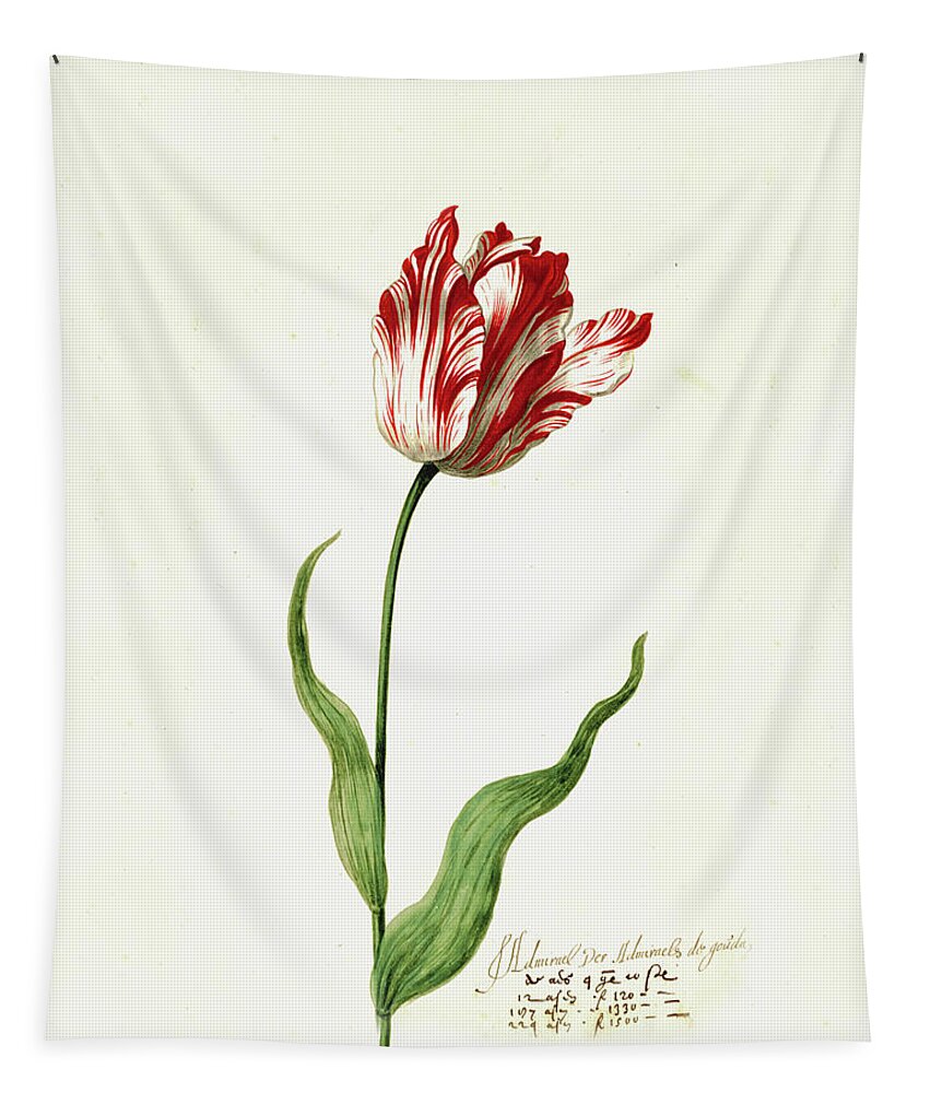Poster Tapestry featuring the painting Great Tulip Book by MotionAge Designs