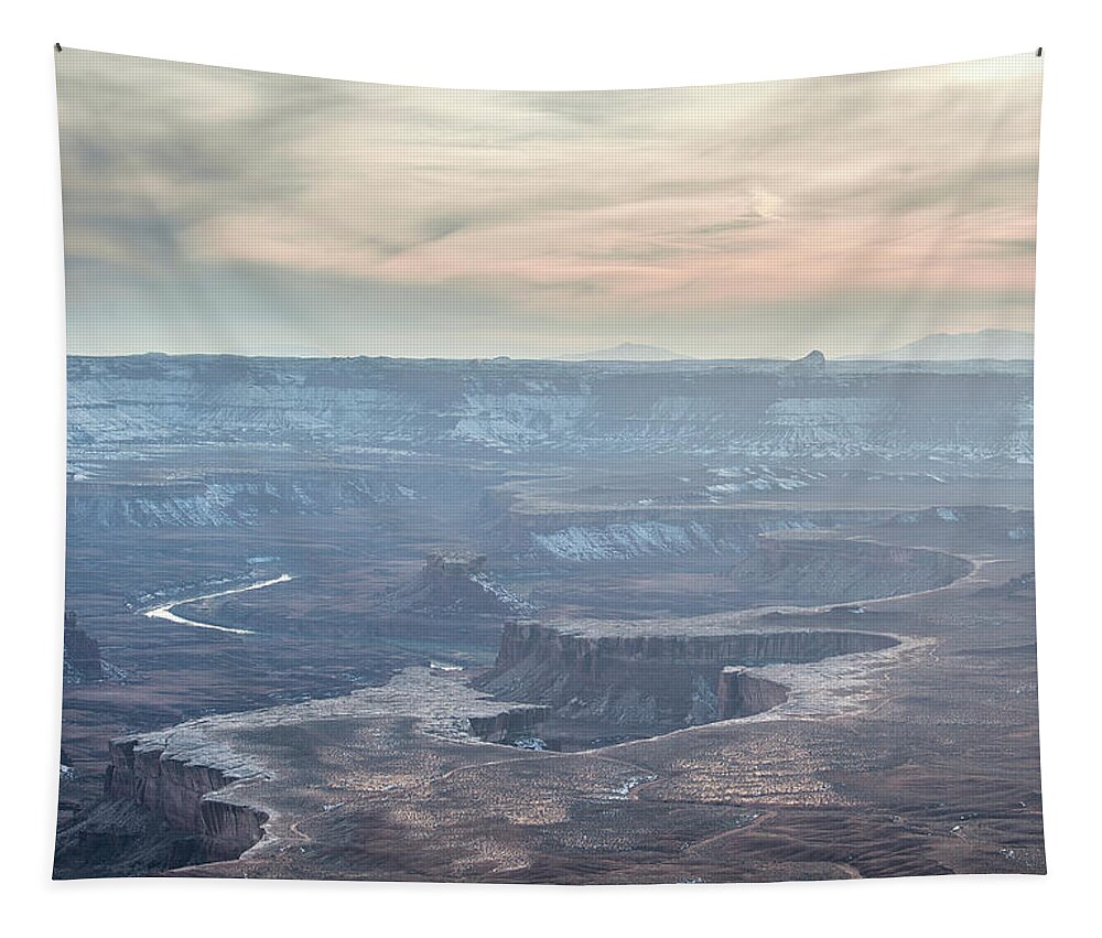 National Park Tapestry featuring the photograph Green River Overlook by Steven Keys