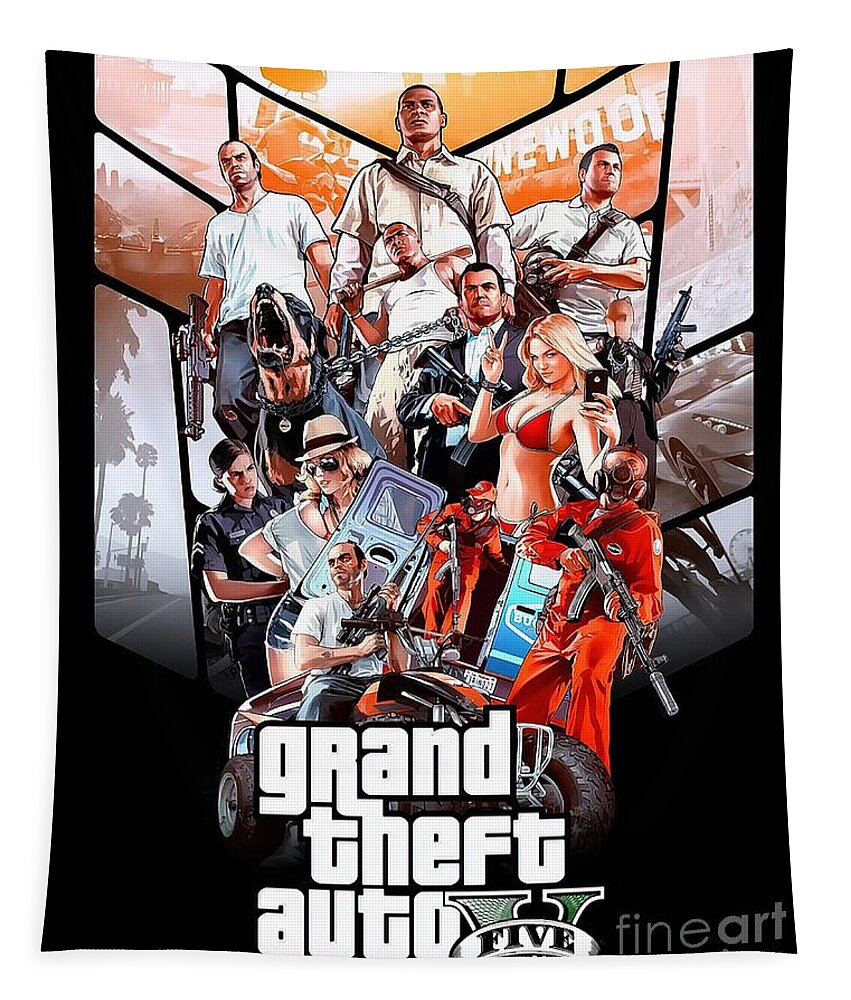 Gta V Trevor Philips Grand Theft Auto 5 V Logo iPhone X Case by Chapman Dan  - Fine Art America