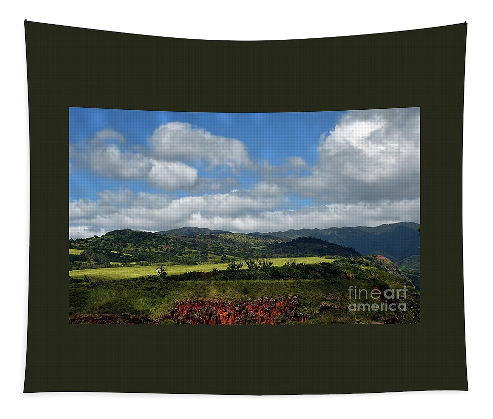 Kauai Tapestry featuring the photograph Hanapepe Valley by Cindy Murphy