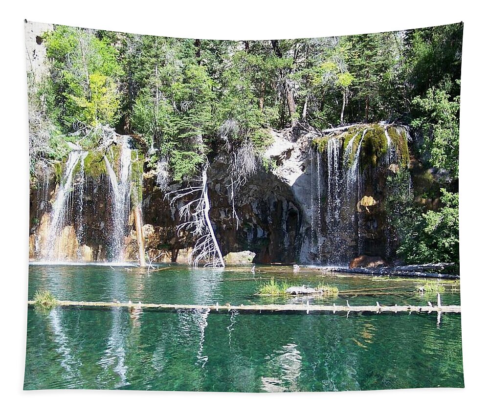 Hanging Lake Tapestry featuring the photograph Hanging Lake by Amanda R Wright