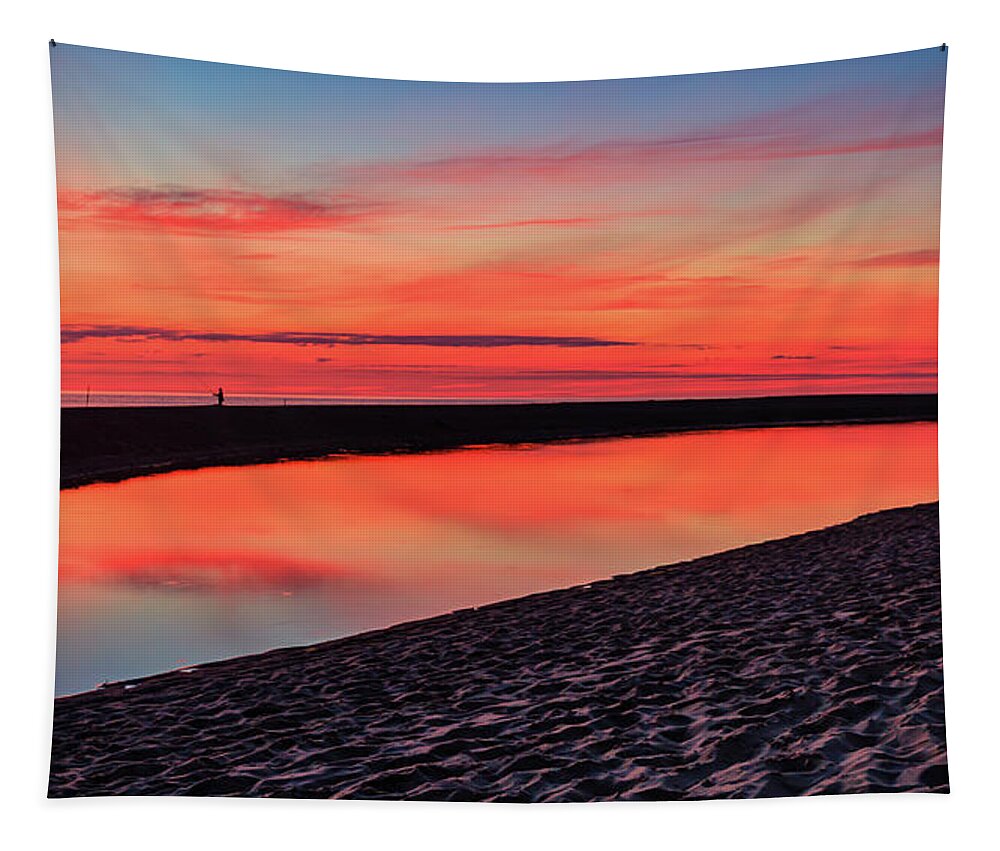 Seascape Tapestry featuring the photograph Hanging Valley Sunrise by David Lee