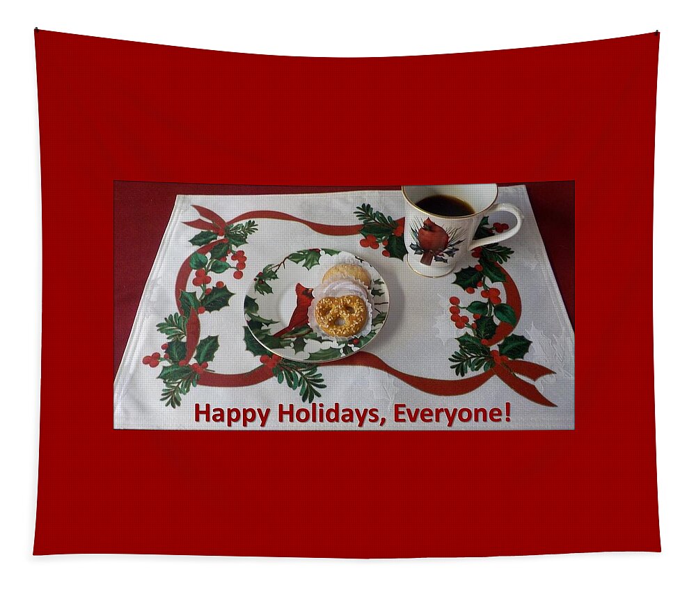 Holidays Tapestry featuring the photograph Happy Holidays by Nancy Ayanna Wyatt