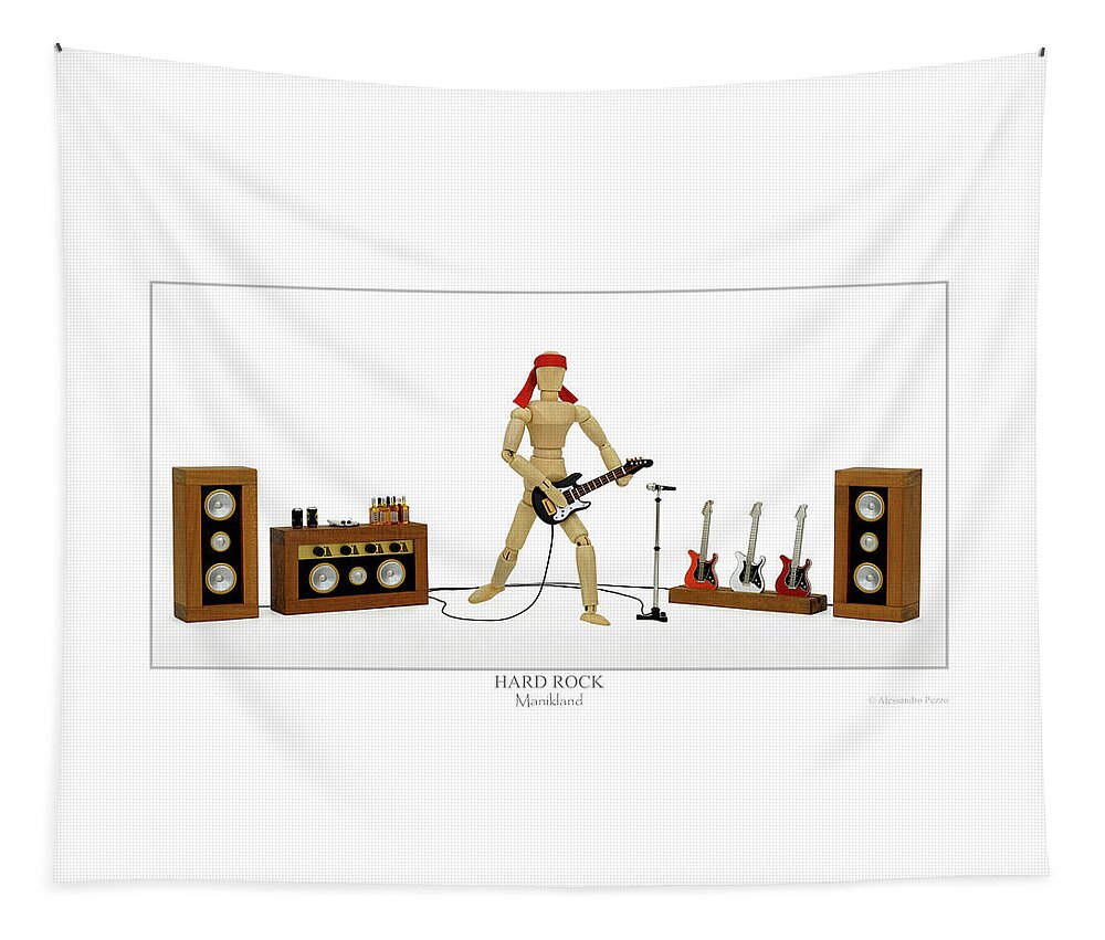 Alessandro Pezzo Tapestry featuring the photograph Hard Rock by Alessandro Pezzo