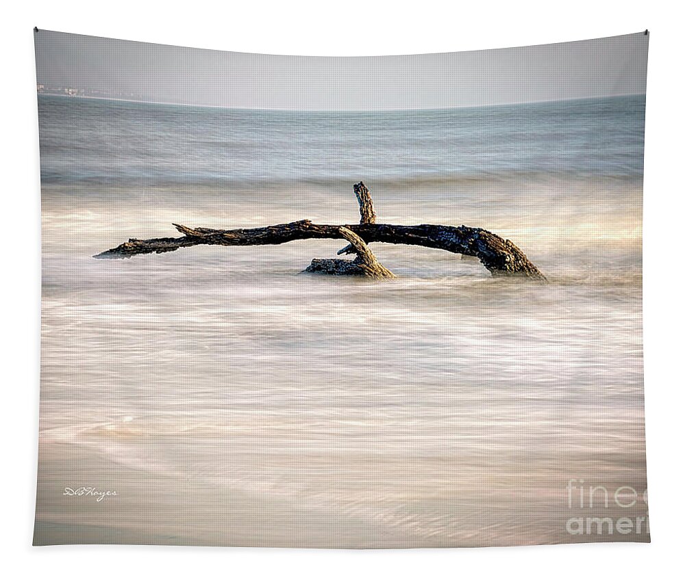 Nature Tapestry featuring the photograph Harmonious Driftwood by DB Hayes