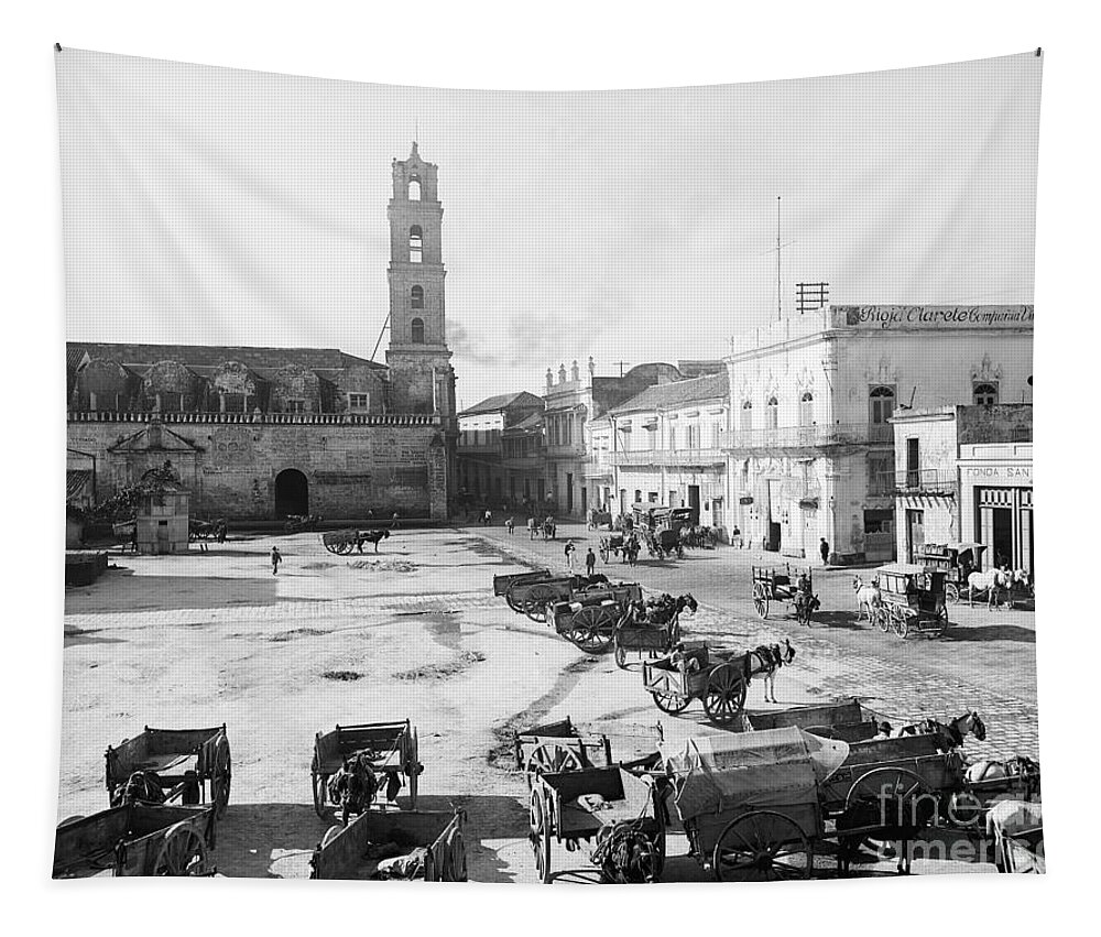 1900 Tapestry featuring the photograph Havana, c1900 by Granger