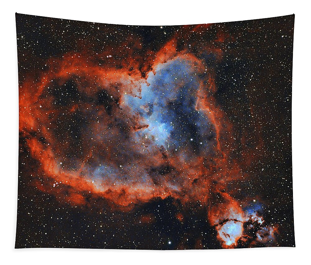 Nebula Tapestry featuring the photograph Heart Nebula by Brian Weber