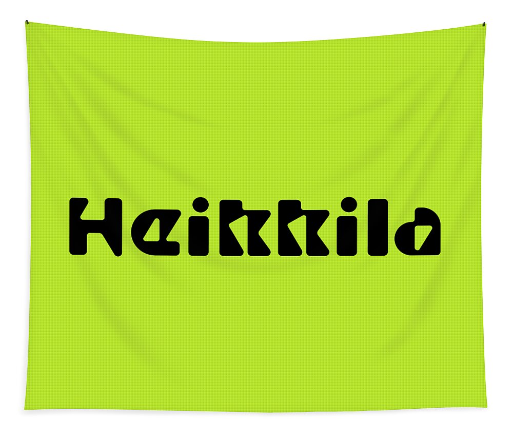 Heikkila Tapestry featuring the digital art Heikkila #Heikkila by TintoDesigns
