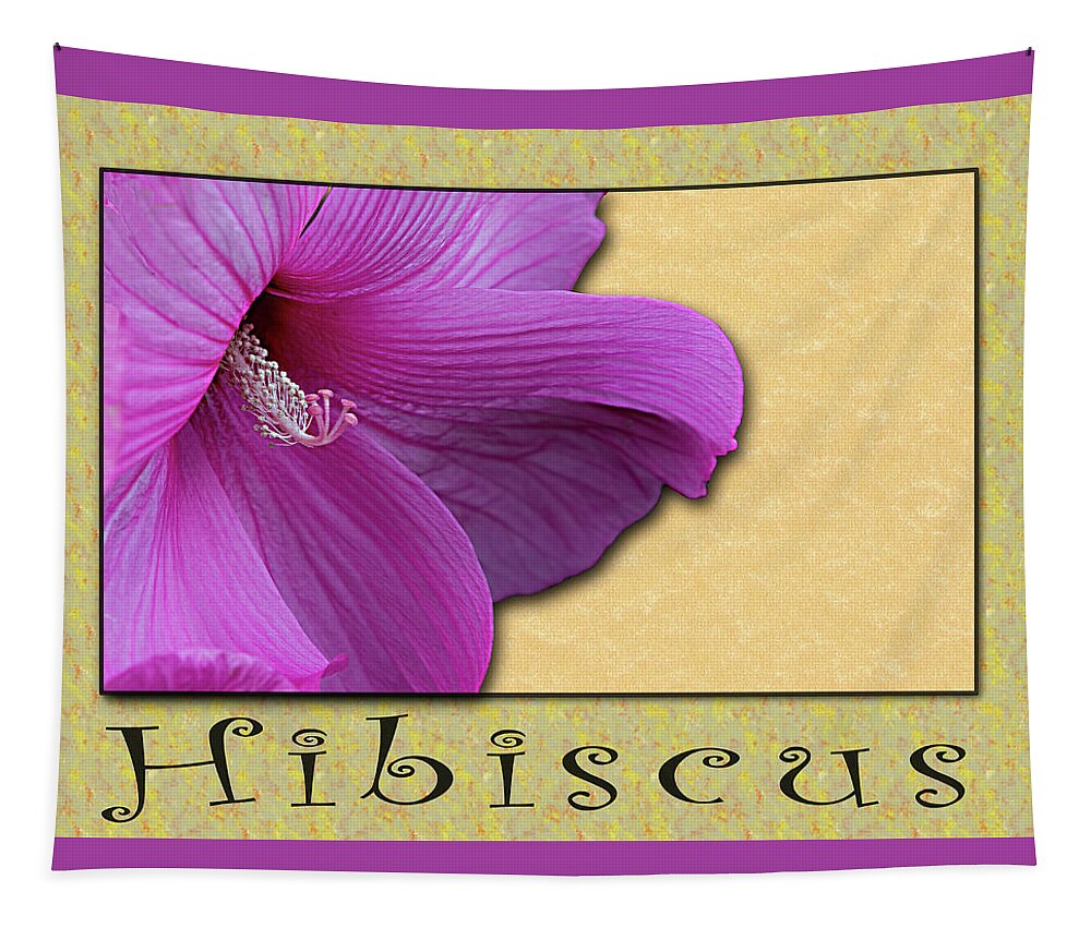 Hibiscus Tapestry featuring the photograph Hibiscus by Patti Deters