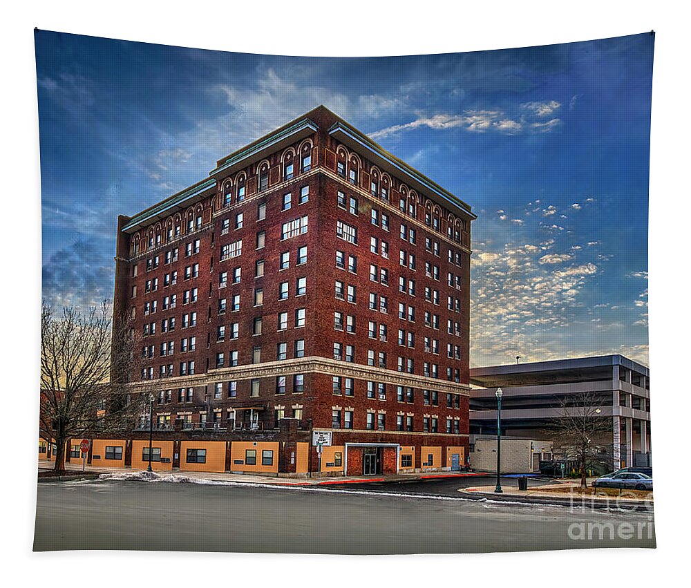 Hotel Tapestry featuring the photograph Historic John Sevier Hotel by Shelia Hunt