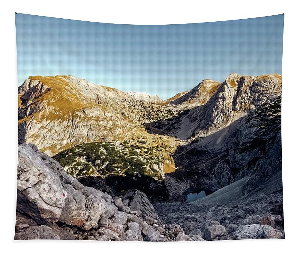 Mountains Tapestry featuring the photograph Hochgschirr North View by Alexander Kunz