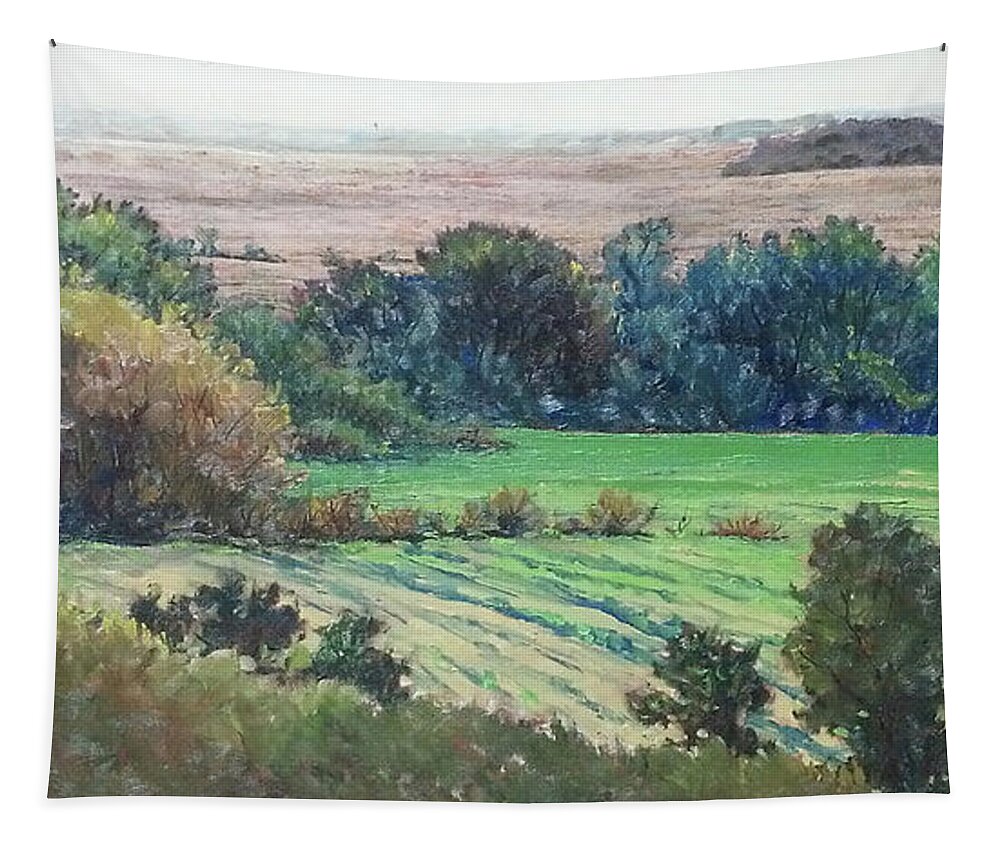 Wisconsin Tapestry featuring the painting Horicon Marsh by Douglas Jerving