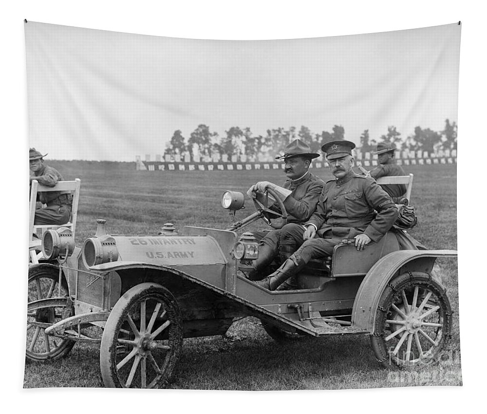 1910 Tapestry featuring the photograph Hupp Motor Car, c1910 by Granger