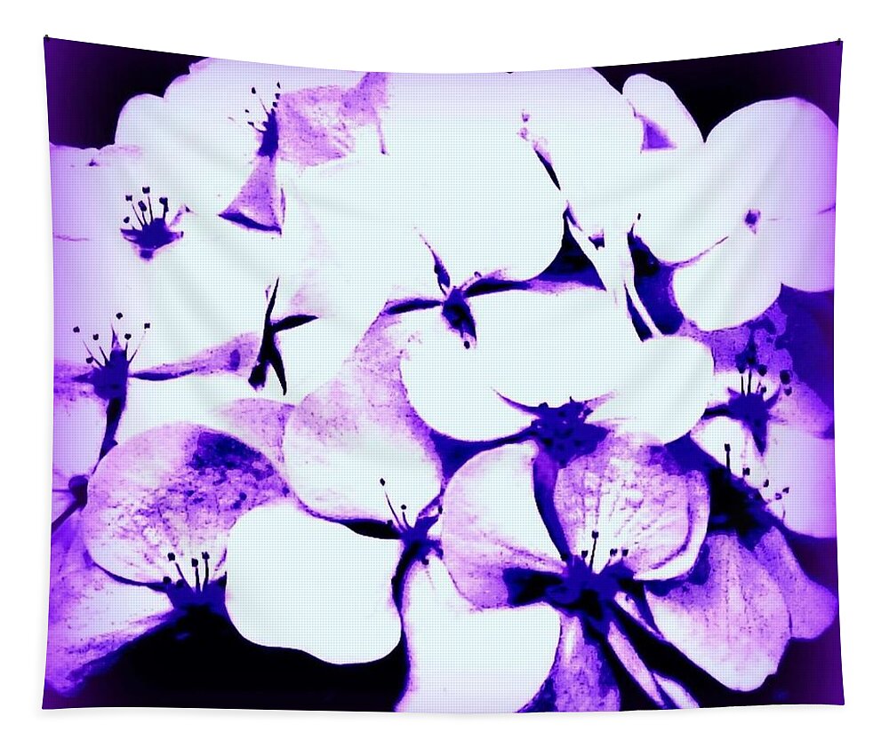 Viva Tapestry featuring the photograph Hydrangea Moderne by VIVA Anderson