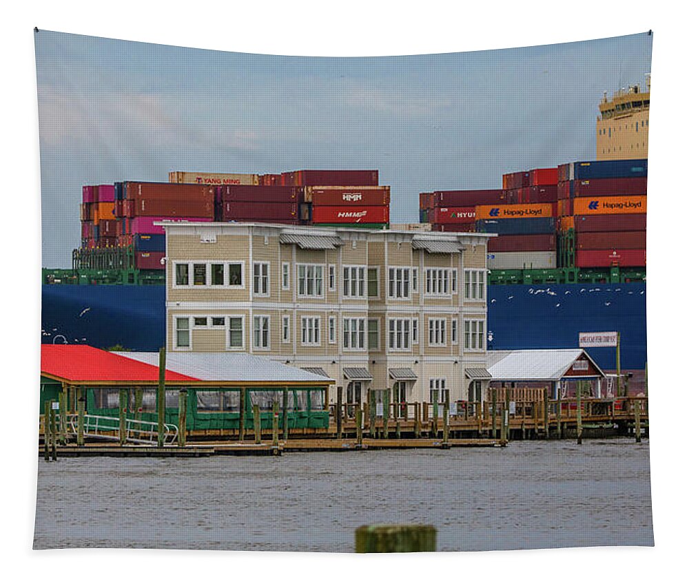 Southport Tapestry featuring the photograph Hyundai Hope Comes to Southport by Nick Noble