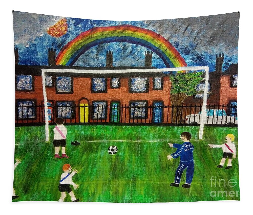 Lgbtq Tapestry featuring the painting I am a different type of boy by David Westwood