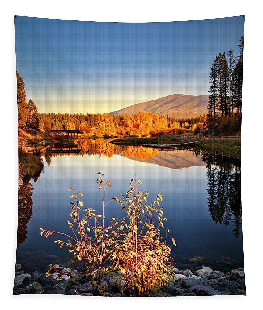 Lake Tapestry featuring the photograph Idlewild Reflections by Thomas Nay