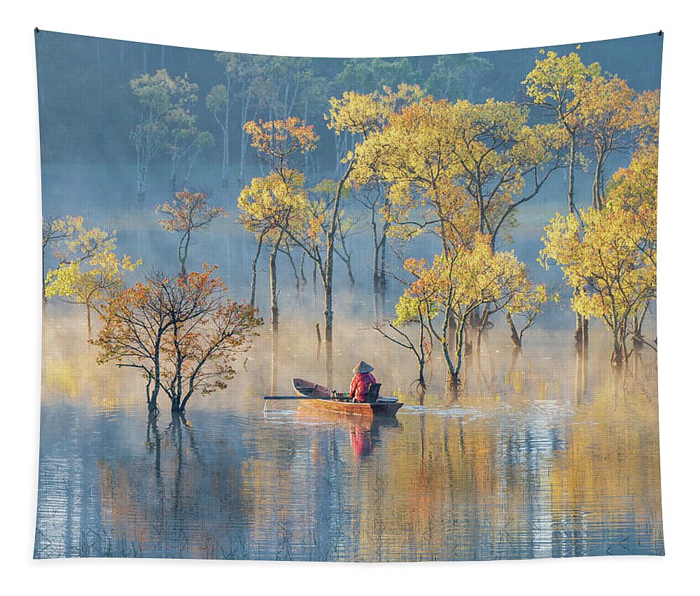 Awesome Tapestry featuring the photograph In Spring by Khanh Bui Phu