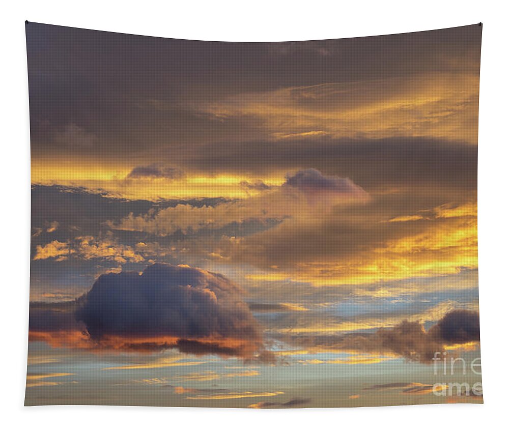 Clouds Tapestry featuring the photograph In the sea of clouds 2 by Adriana Mueller