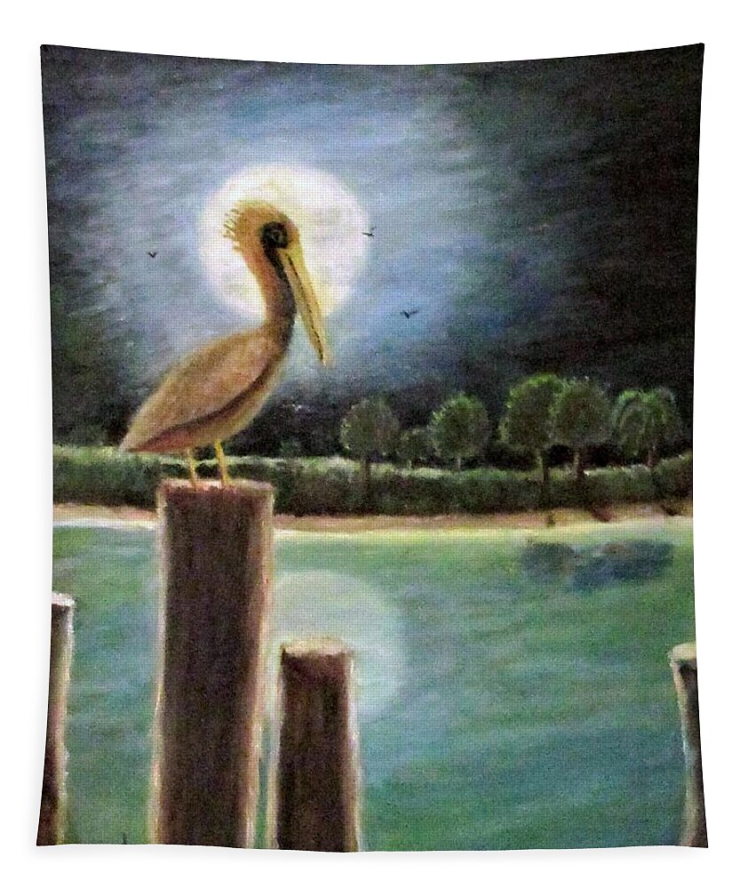 Animal Tapestry featuring the painting In The Spotlight by Gregory Dorosh