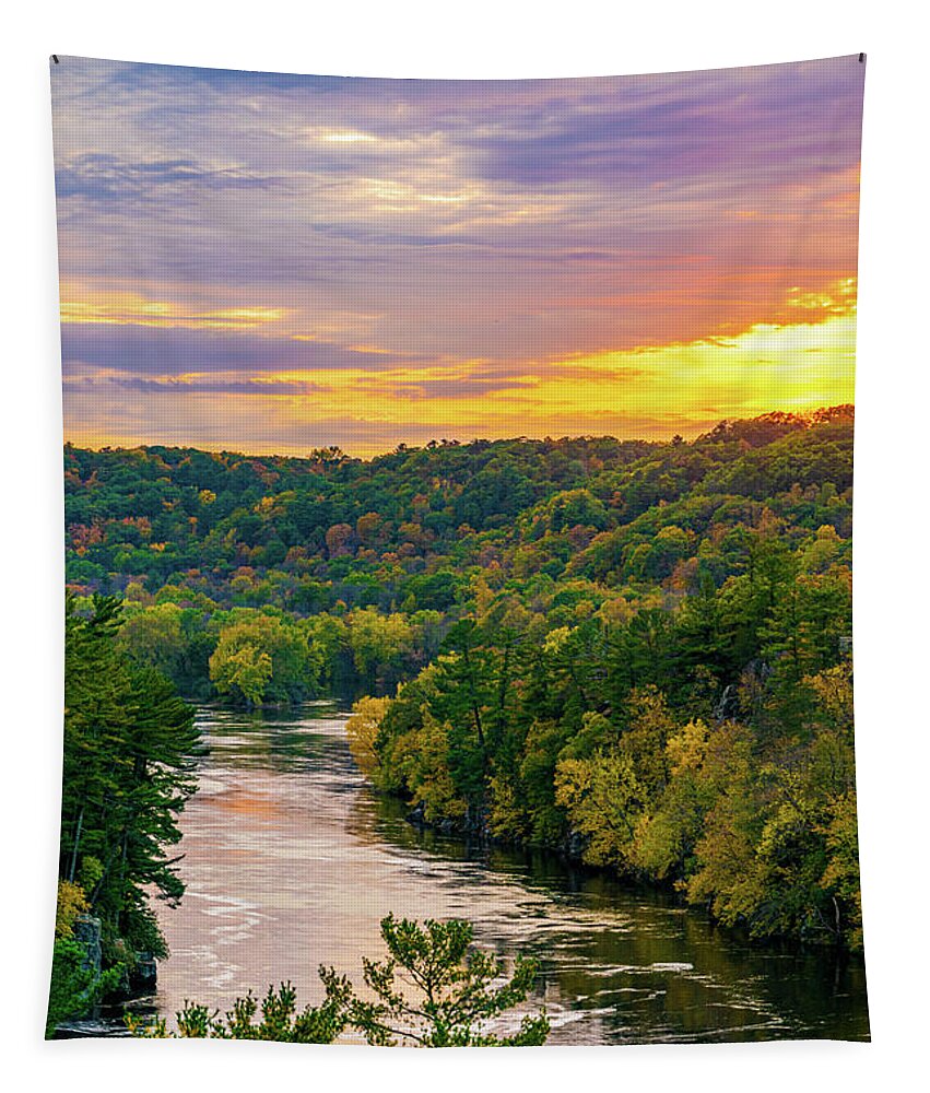 Sunset Tapestry featuring the photograph Interstate Love Song by Flowstate Photography
