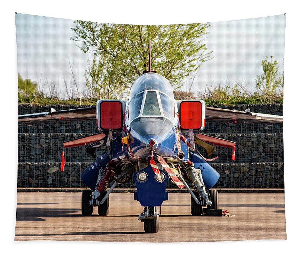 Raf Jaguar Tapestry featuring the photograph Jaguar XX145 by Airpower Art