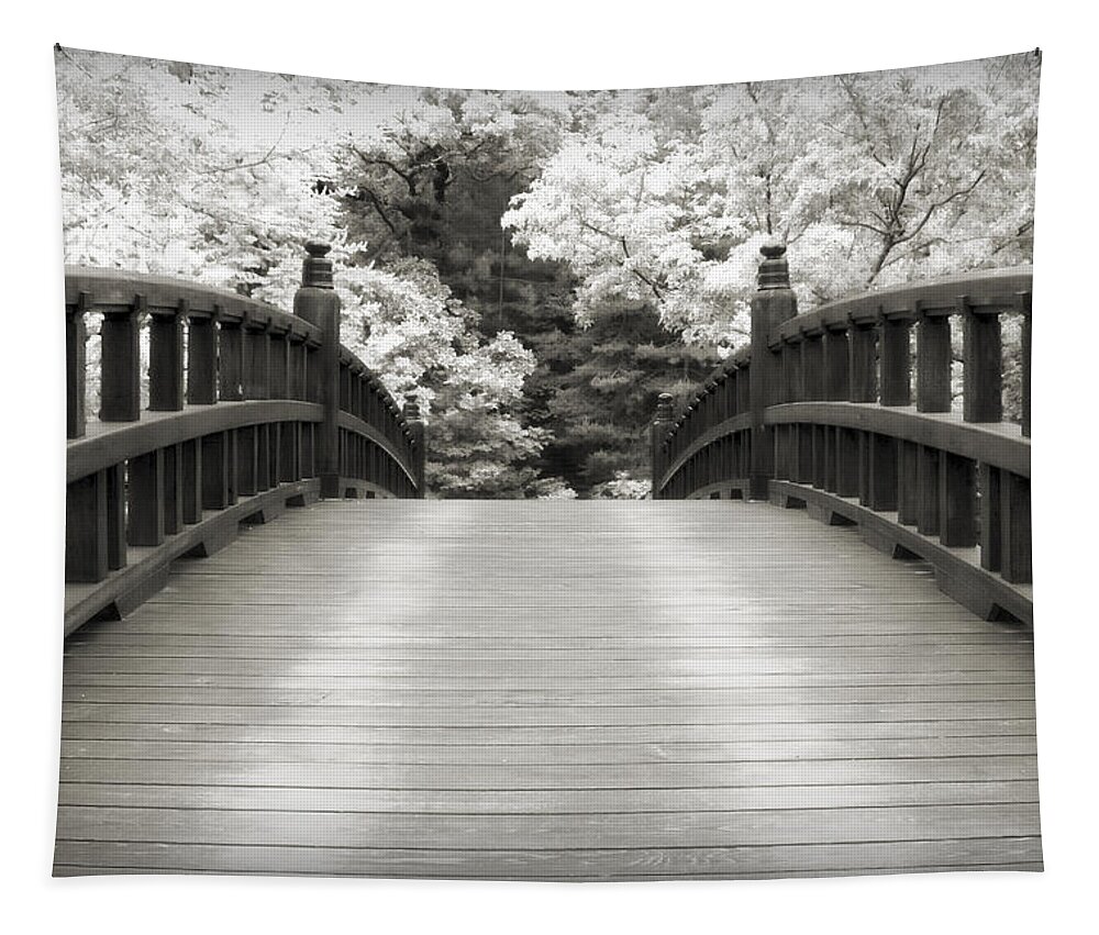 3scape Tapestry featuring the photograph Japanese Dream Infrared by Adam Romanowicz