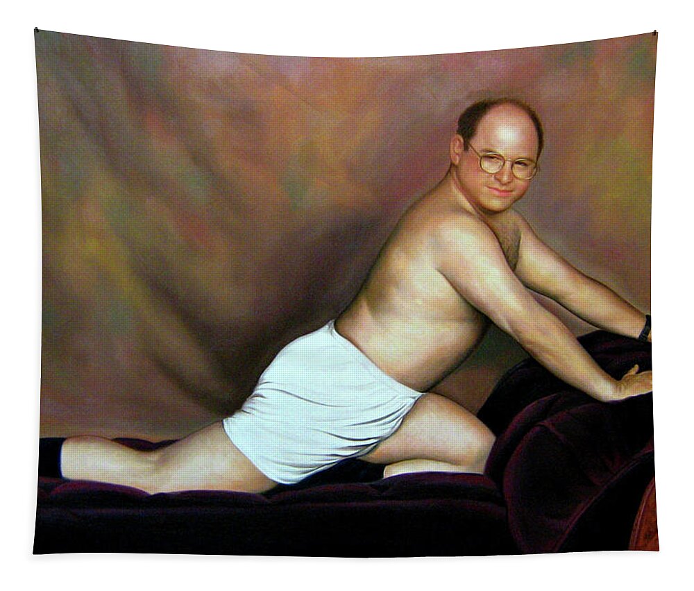 Jason Alexander Tapestry featuring the photograph Jason Alexander as George Costanza by Movie Poster Prints