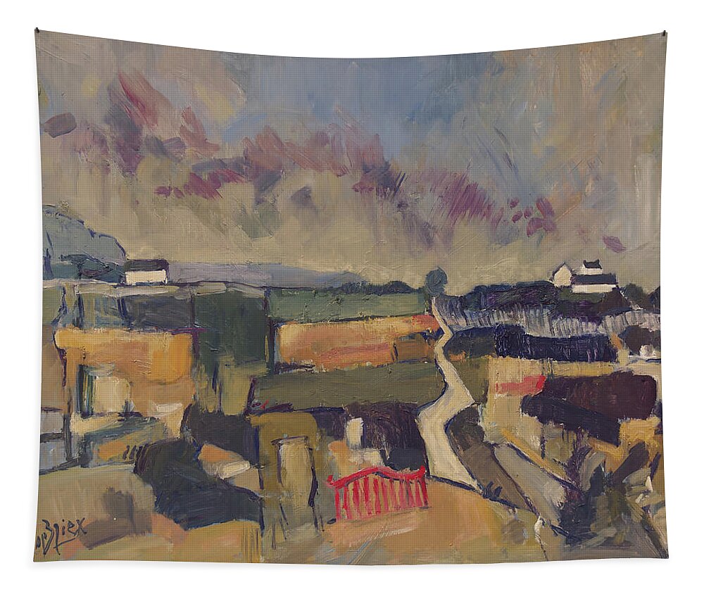 Apostelhoeve Tapestry featuring the painting Jeker Valley, Maastricht by Nop Briex