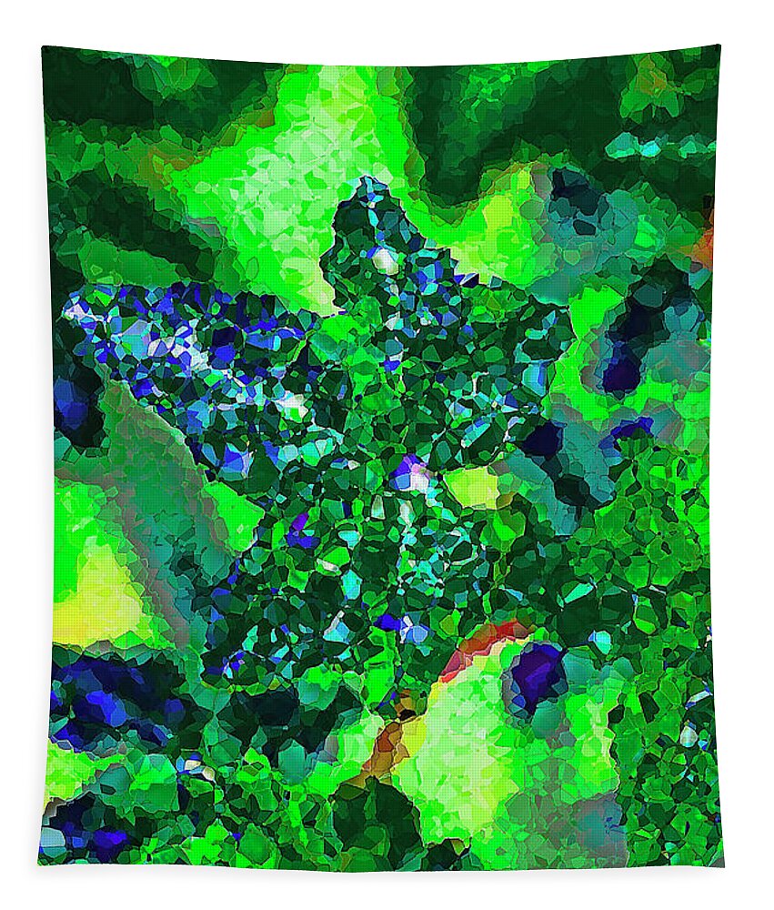 Ivy Tapestry featuring the photograph Jeweled Ivy by Amy Sorvillo