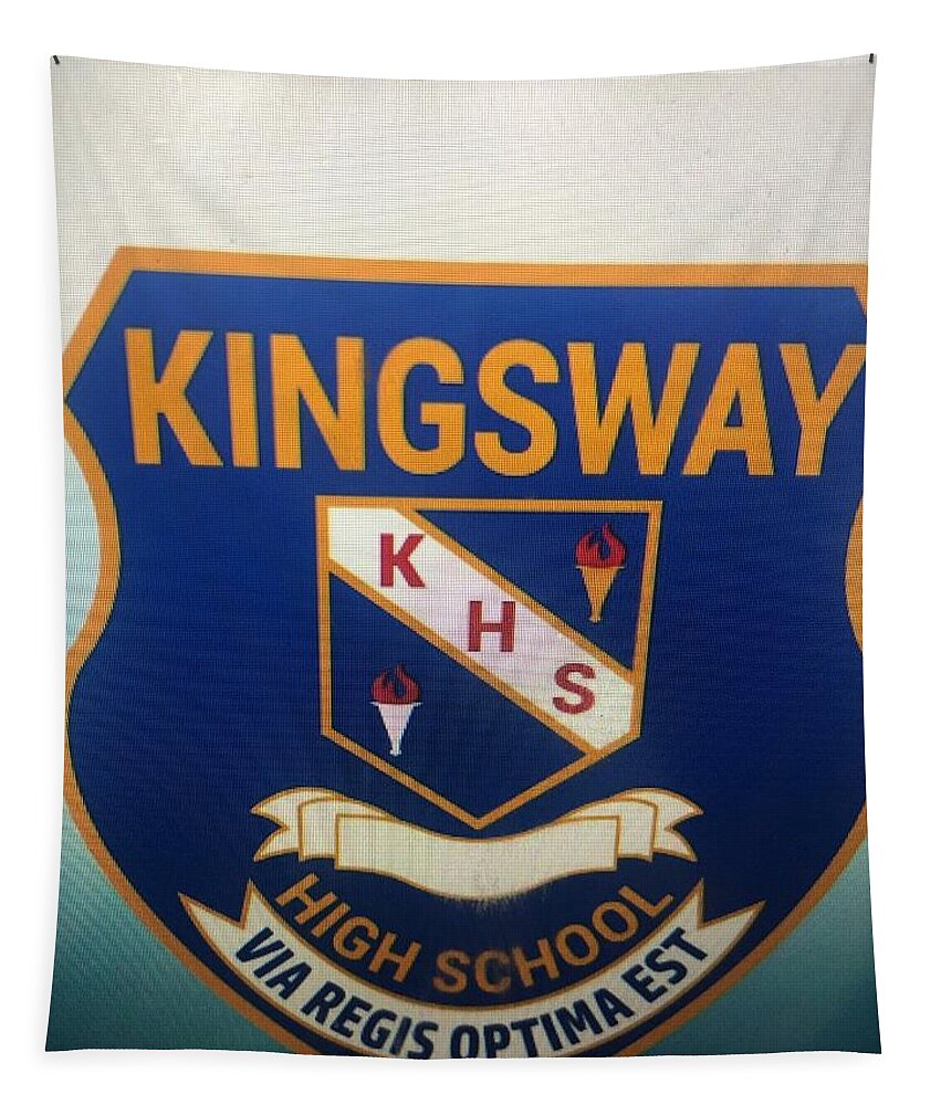  Tapestry featuring the photograph Kingsway High School by Trevor A Smith
