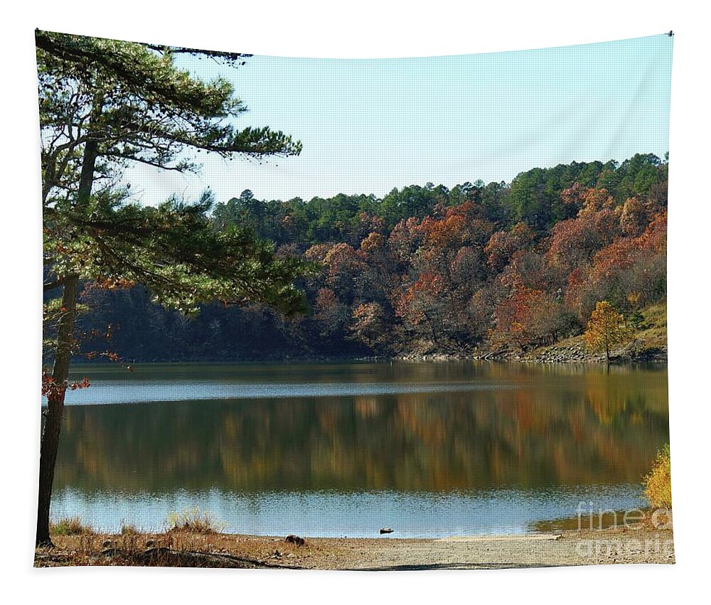 Lake Tapestry featuring the photograph Fall Reflections by On da Raks