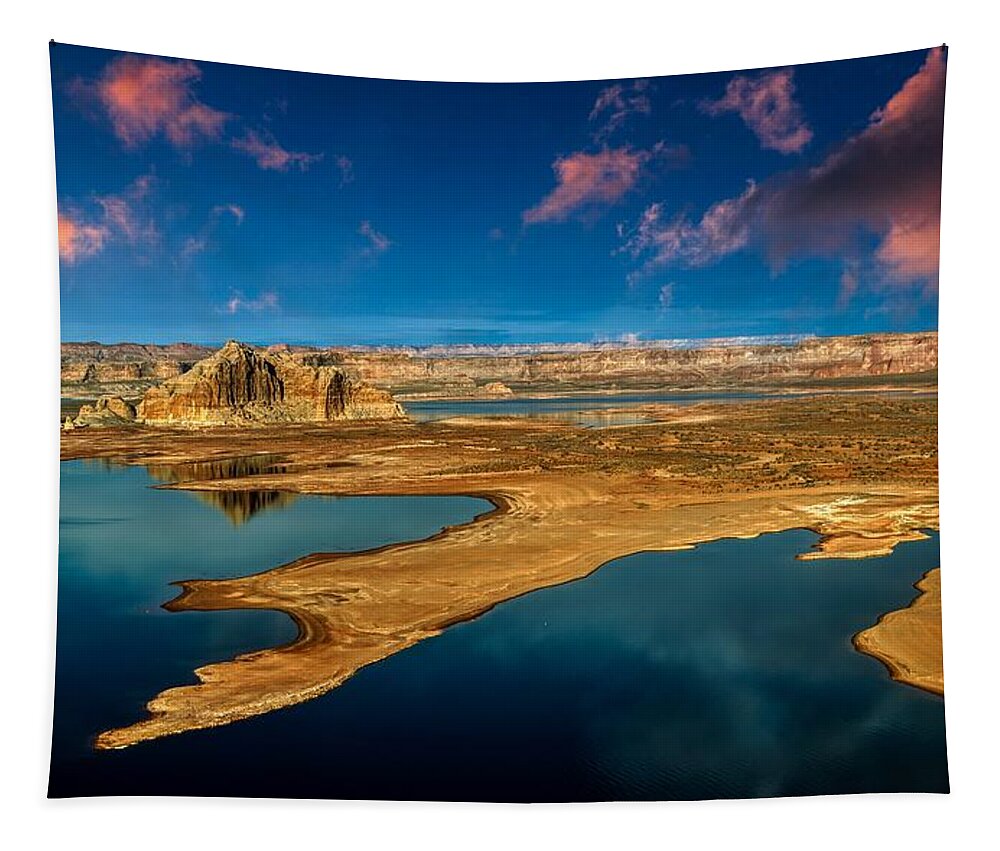 Lake Powell Tapestry featuring the photograph Lake Powell by Mountain Dreams