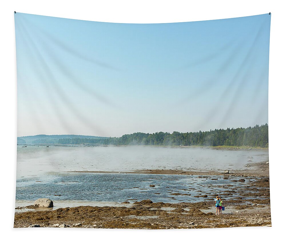 Seascape Tapestry featuring the photograph Landscape Photography - Alone in Nature by Amelia Pearn