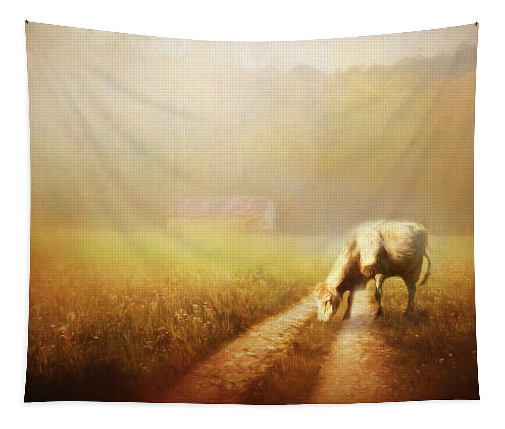 Late Day Calm Tapestry featuring the photograph Late Afternoon Calm by Bellesouth Studio
