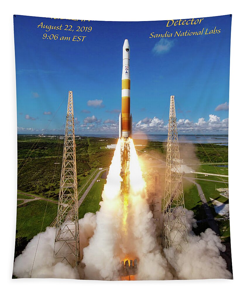 Launch Tapestry featuring the photograph Launch2 by Michael McKenney