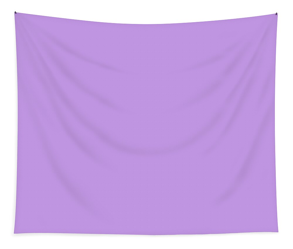 Lavender Tapestry featuring the digital art Lavender Solid Color match for Love and Peace Design by Delynn Addams