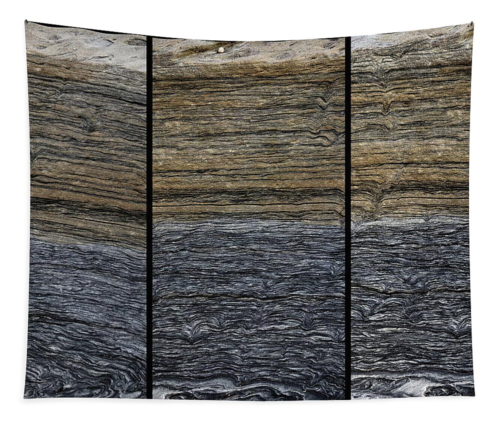 Layers Tapestry featuring the photograph Layers Of Rock by Jeff Townsend