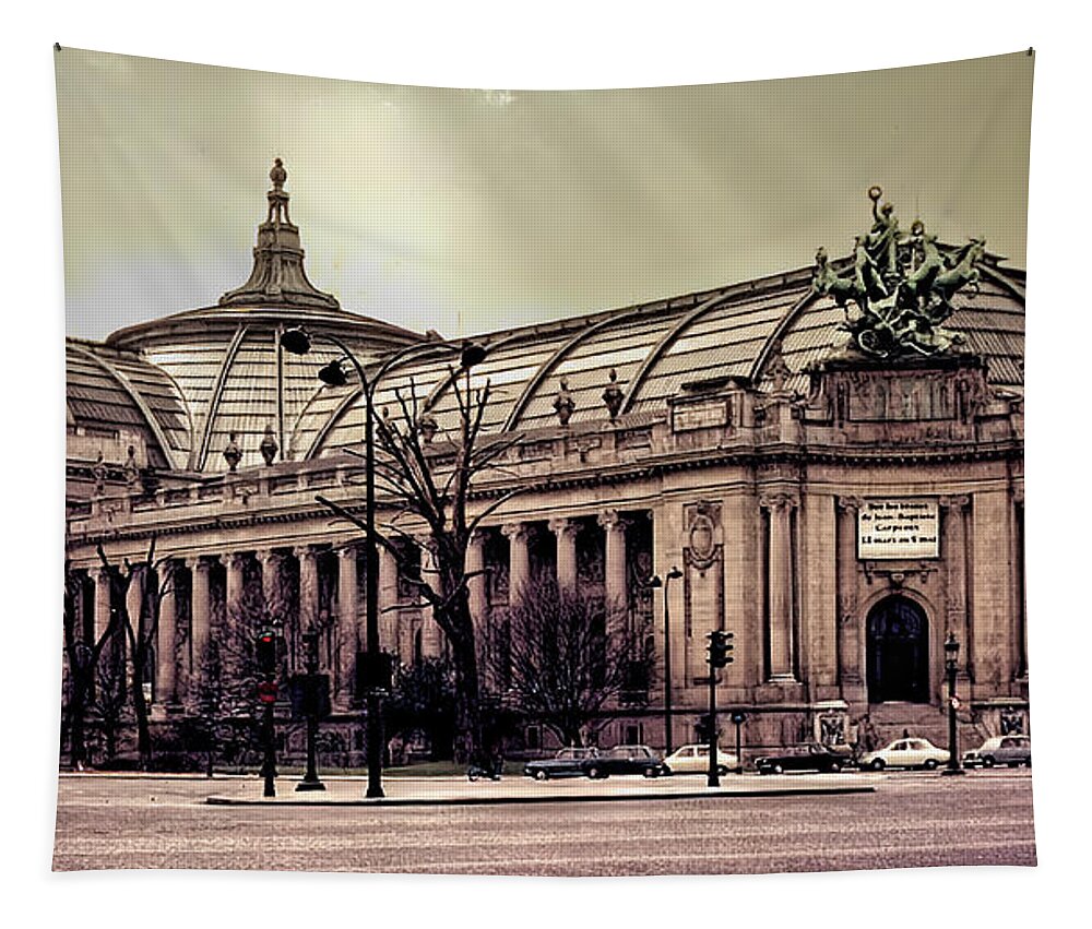 Museum Tapestry featuring the photograph Le Musee, Paris by Frank Lee