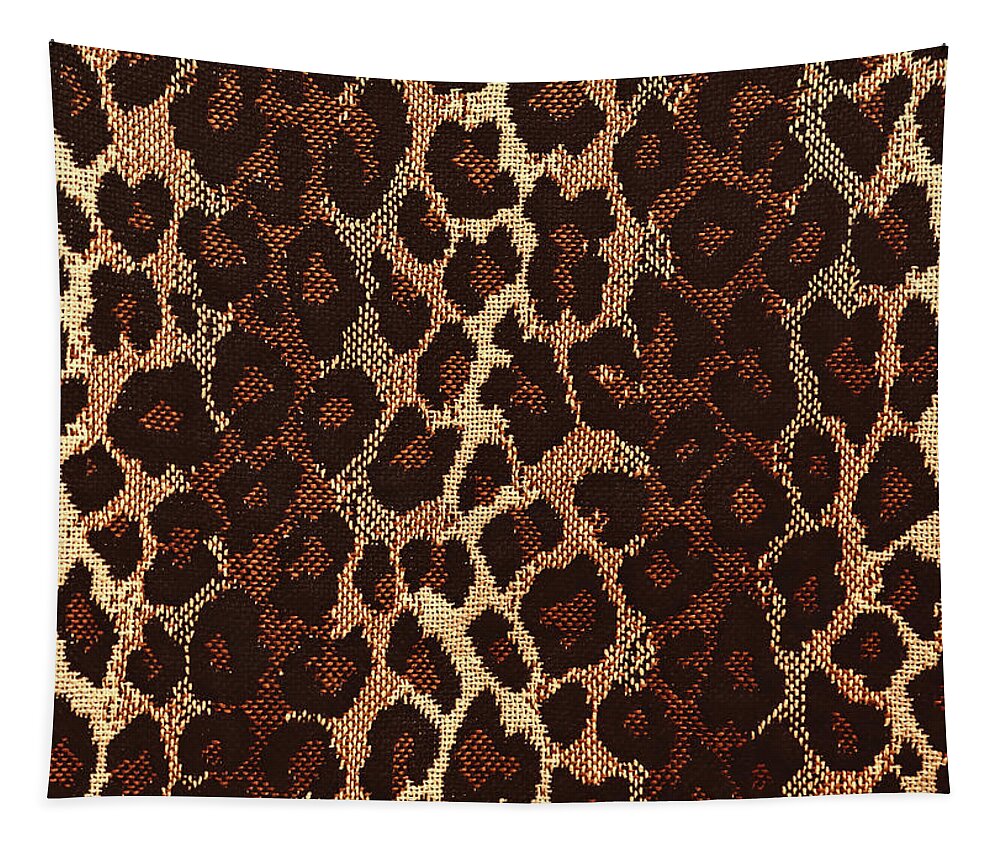 Leopard Print Tapestry featuring the photograph Leopard Print by Susan Rissi Tregoning