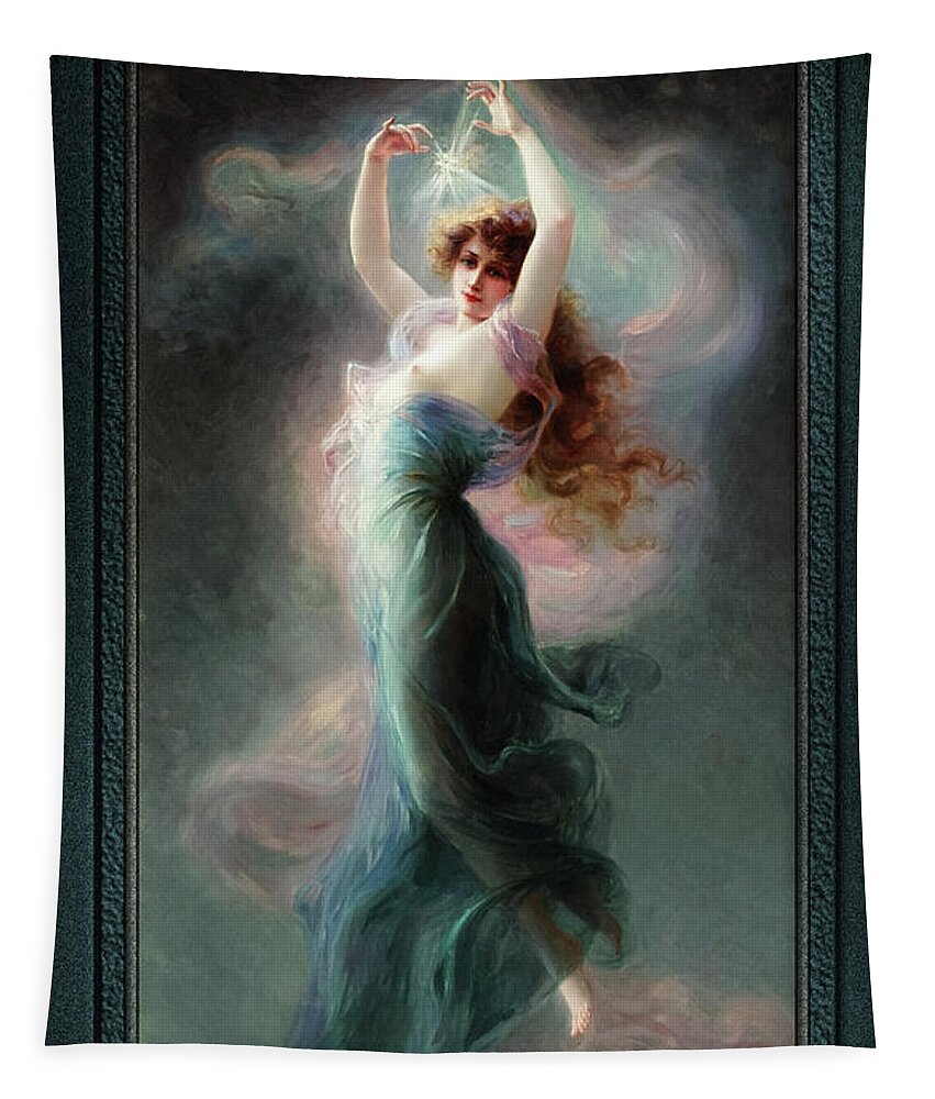 L'etoile Tapestry featuring the painting L'Etoile by Edouard Bisson Fine Art Old Masters Reproduction by Rolando Burbon