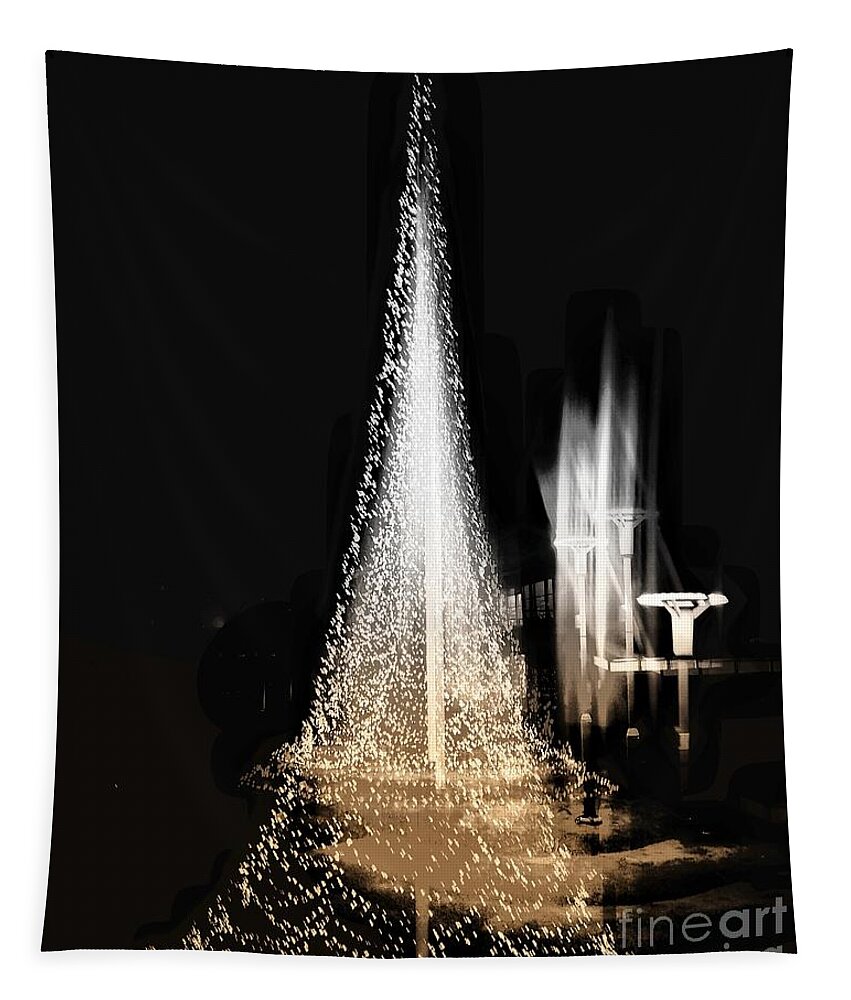 Digital Tapestry featuring the photograph Light in the Dark by Alexandra Vusir
