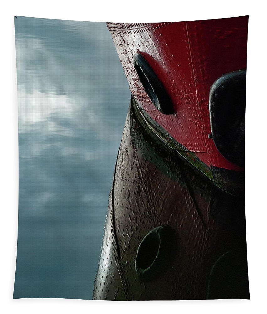 Boat Tapestry featuring the photograph Lightship by Gavin Lewis