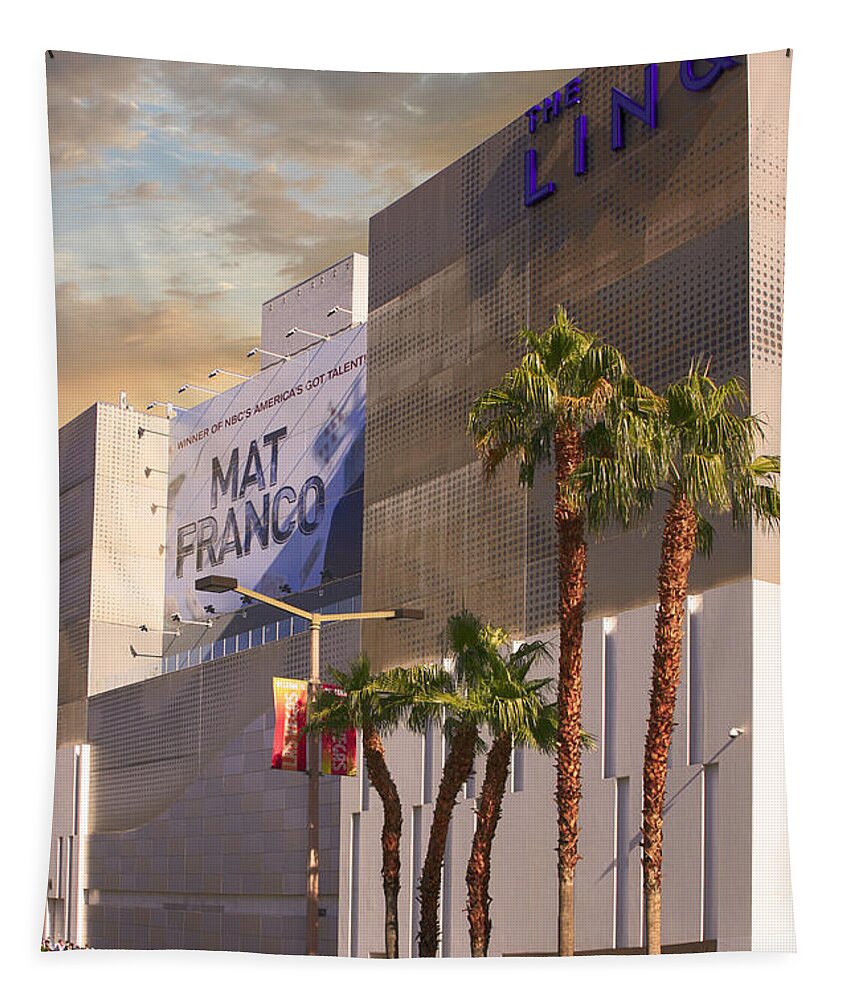Linq Tapestry featuring the photograph LINQ Hotel Vegas by Chris Smith