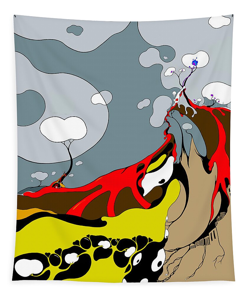 Climate Change Tapestry featuring the digital art Lit by Craig Tilley