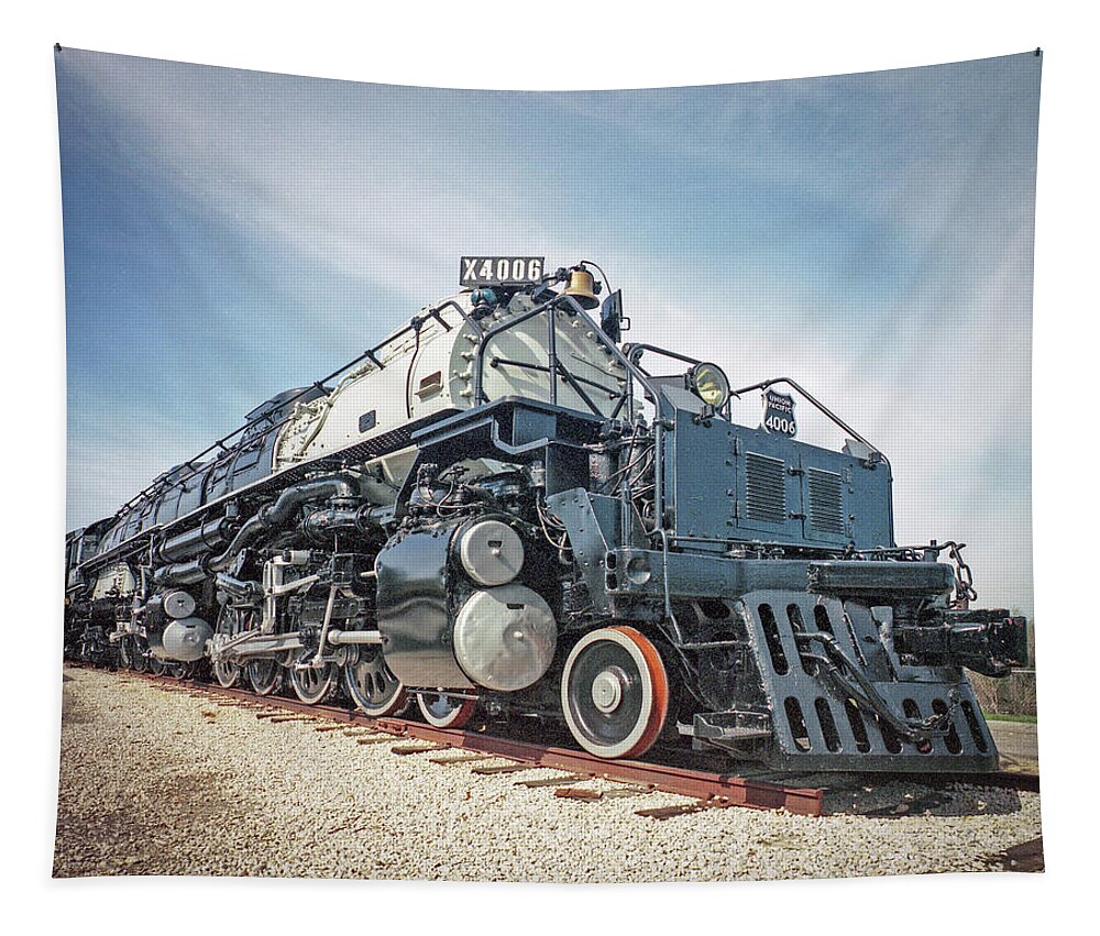 Train Tapestry featuring the photograph Locomotive by Jim Mathis